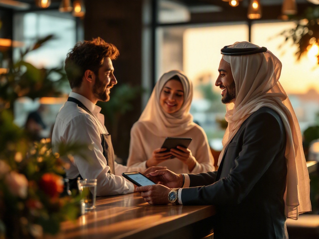 Cloud kitchen in Dubai with Careem's platform on laptop screen