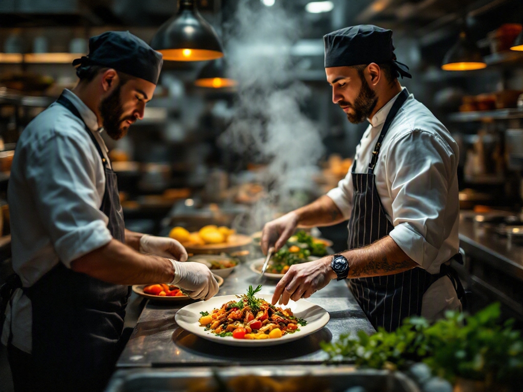 Restaurant WhatsApp business profile on a smartphone screen